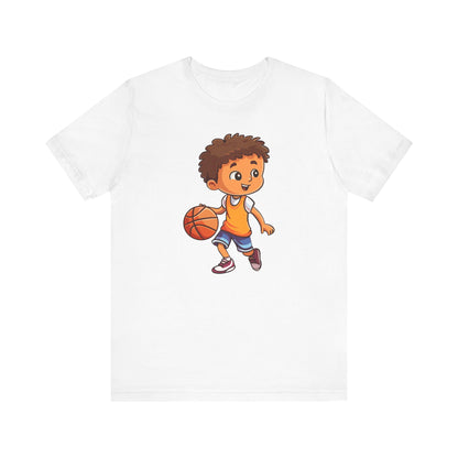 Basketball Jersey Short Sleeve Tee for Men and Women