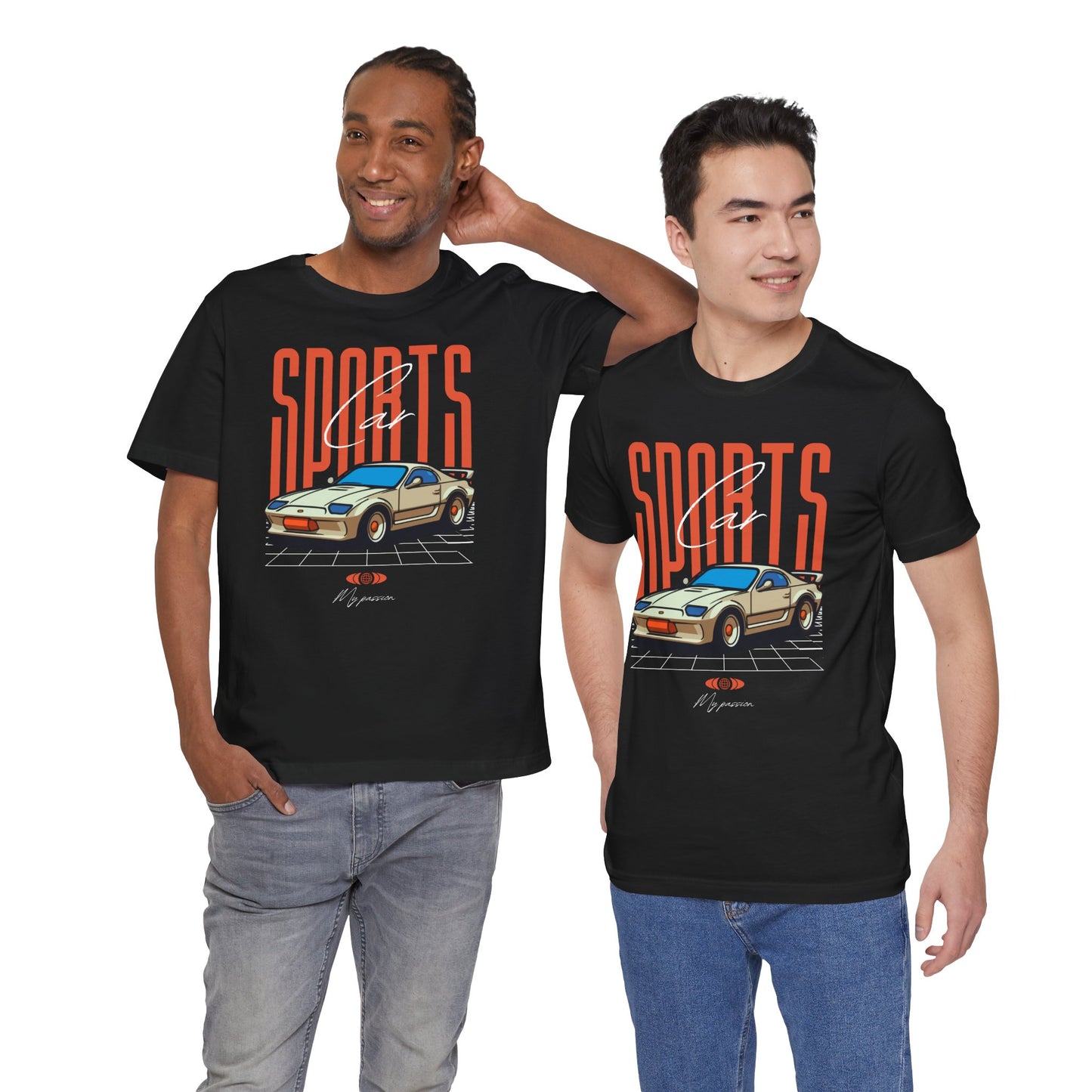 Sports Car Unisex Jersey Tee - Perfect for Car Enthusiasts