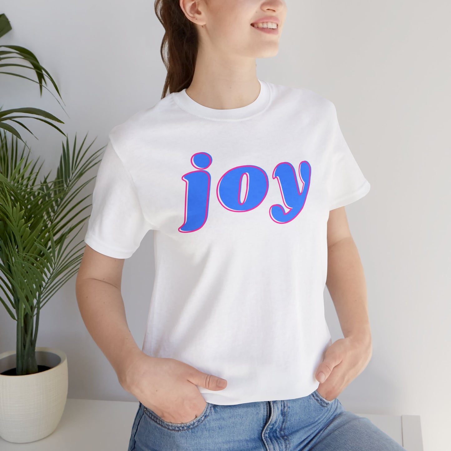 Joyful Unisex Tee - Positive Vibes for Everyday Wear