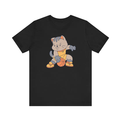 Cat Basketball Unisex Tee