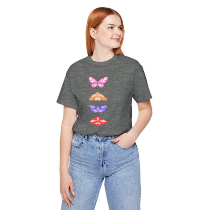 Bohemian Butterfly Graphic Tee - Unisex Jersey Short Sleeve T-Shirt