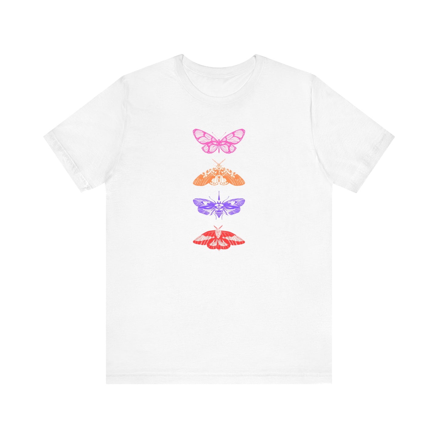 Bohemian Butterfly Graphic Tee - Unisex Jersey Short Sleeve T-Shirt