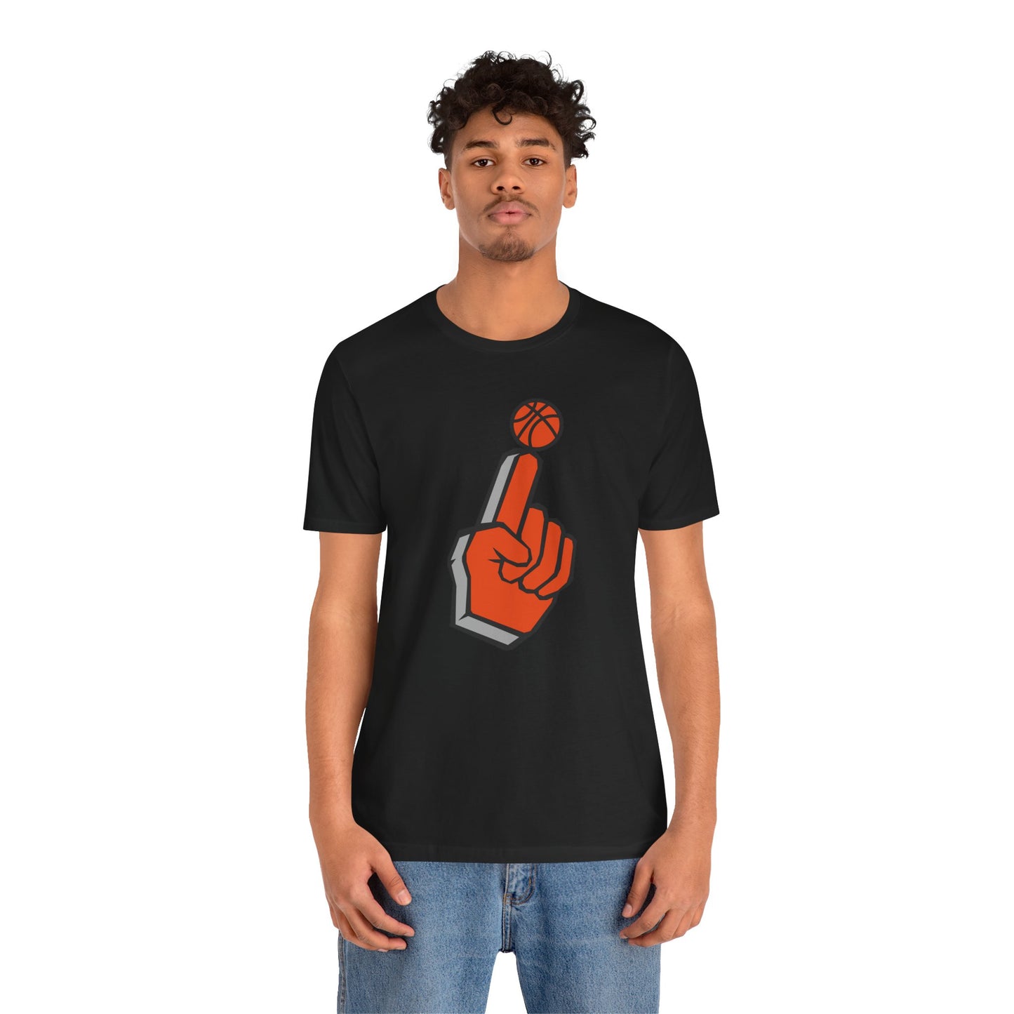 Hand and Basketball Jersey Tee for Sports Fans Express Delivery available