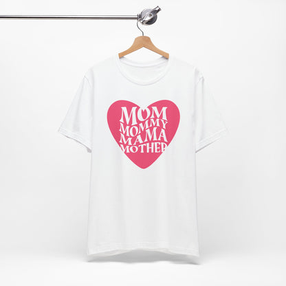 Heartfelt Mom Jersey Tee - Perfect Gift for Moms, Mommy, Mama