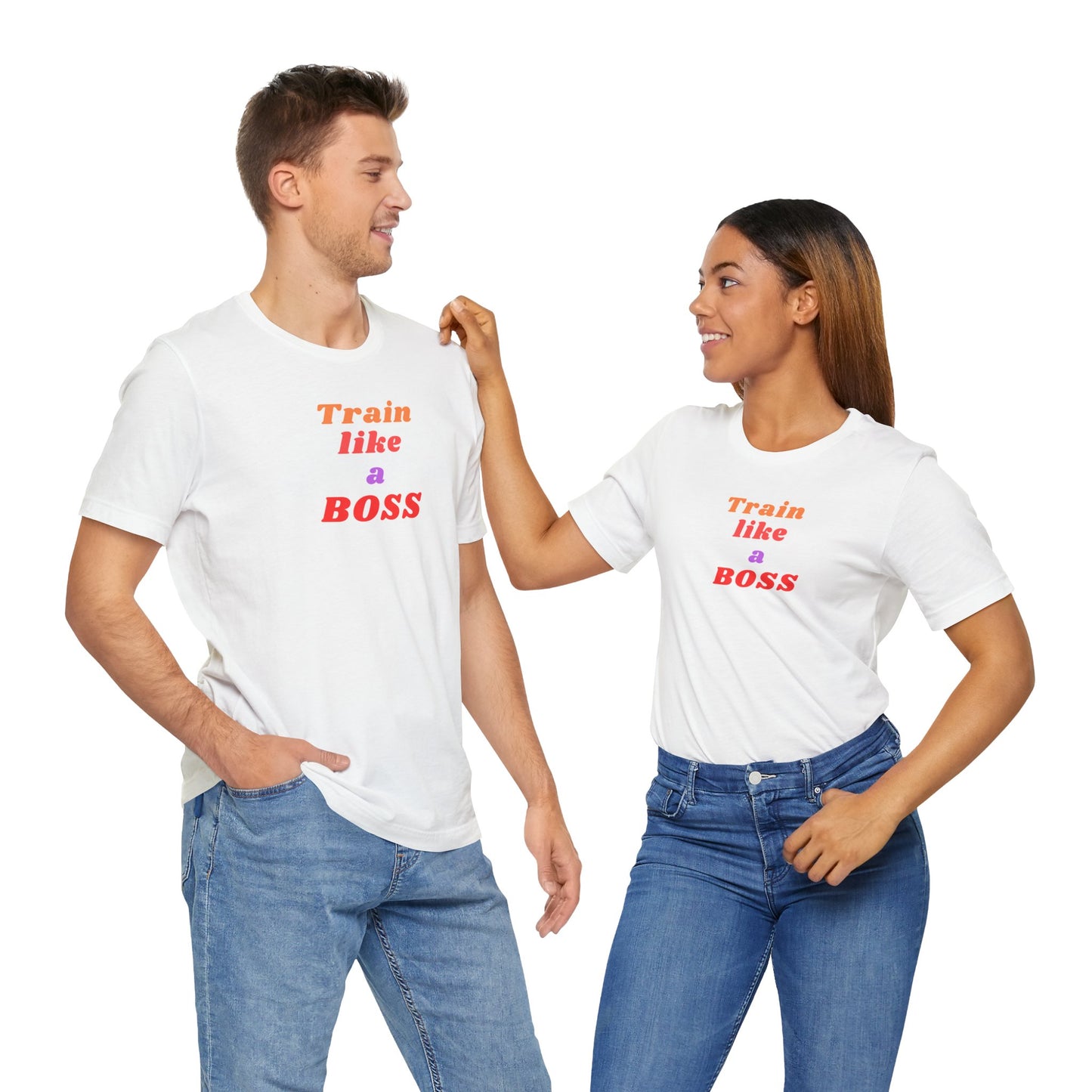 Fitness Tee - Train like a BOSS Unisex Jersey Short Sleeve