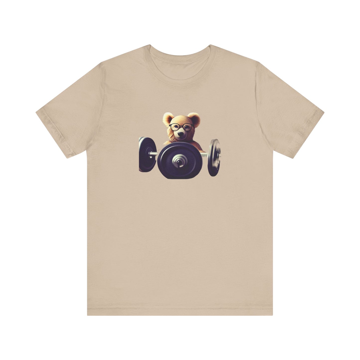 Teddy Bear Weightlifting Tee - Express Delivery Available