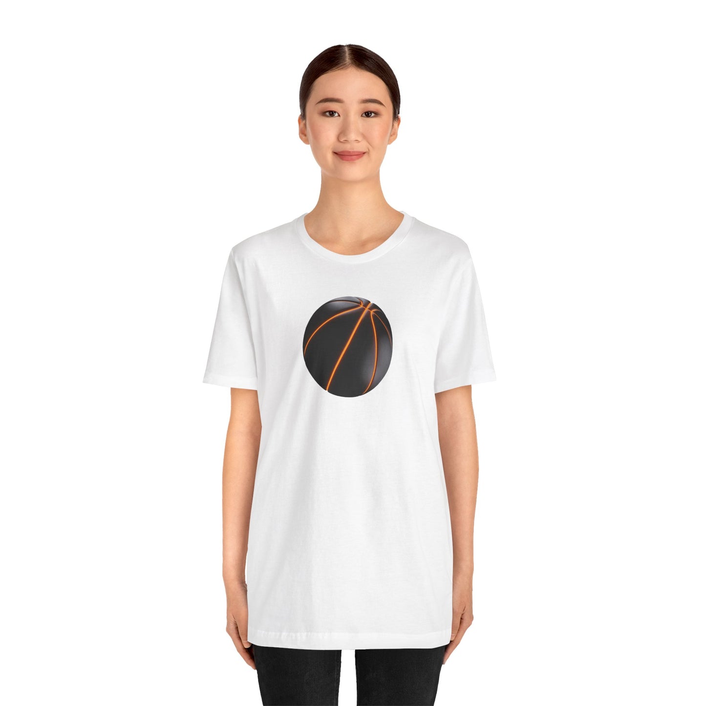 Camiseta de manga corta unisex de baloncesto 