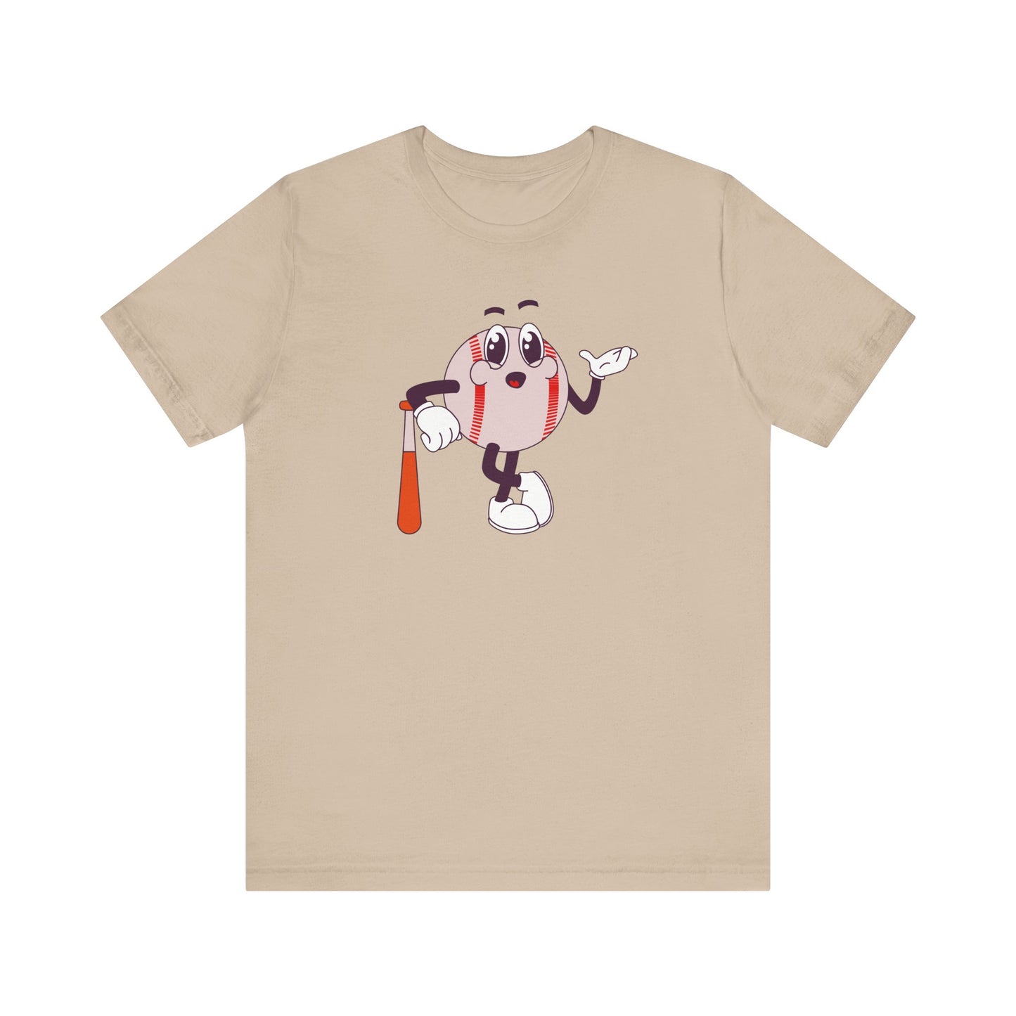 Cartoon Baseball Bat Tee