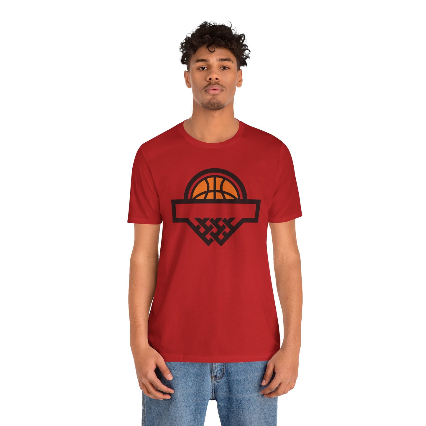 Camiseta de manga corta unisex de baloncesto 