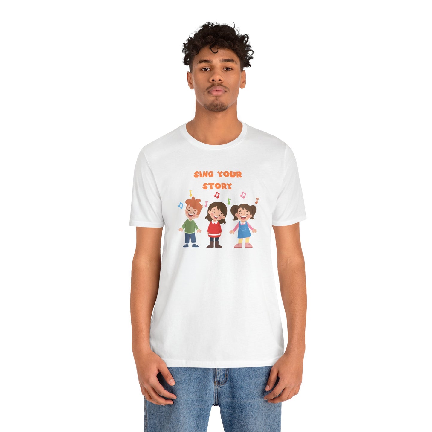 Short Sleeve Tee Sing Your Story Gift - Express Delivery Available