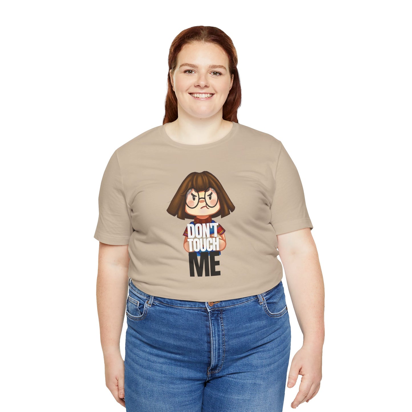 Funny Unisex Jersey Tee - "Don't Touch Me"