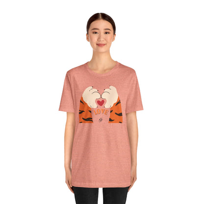 Love Heart Unisex Tee Gift - Short Sleeve