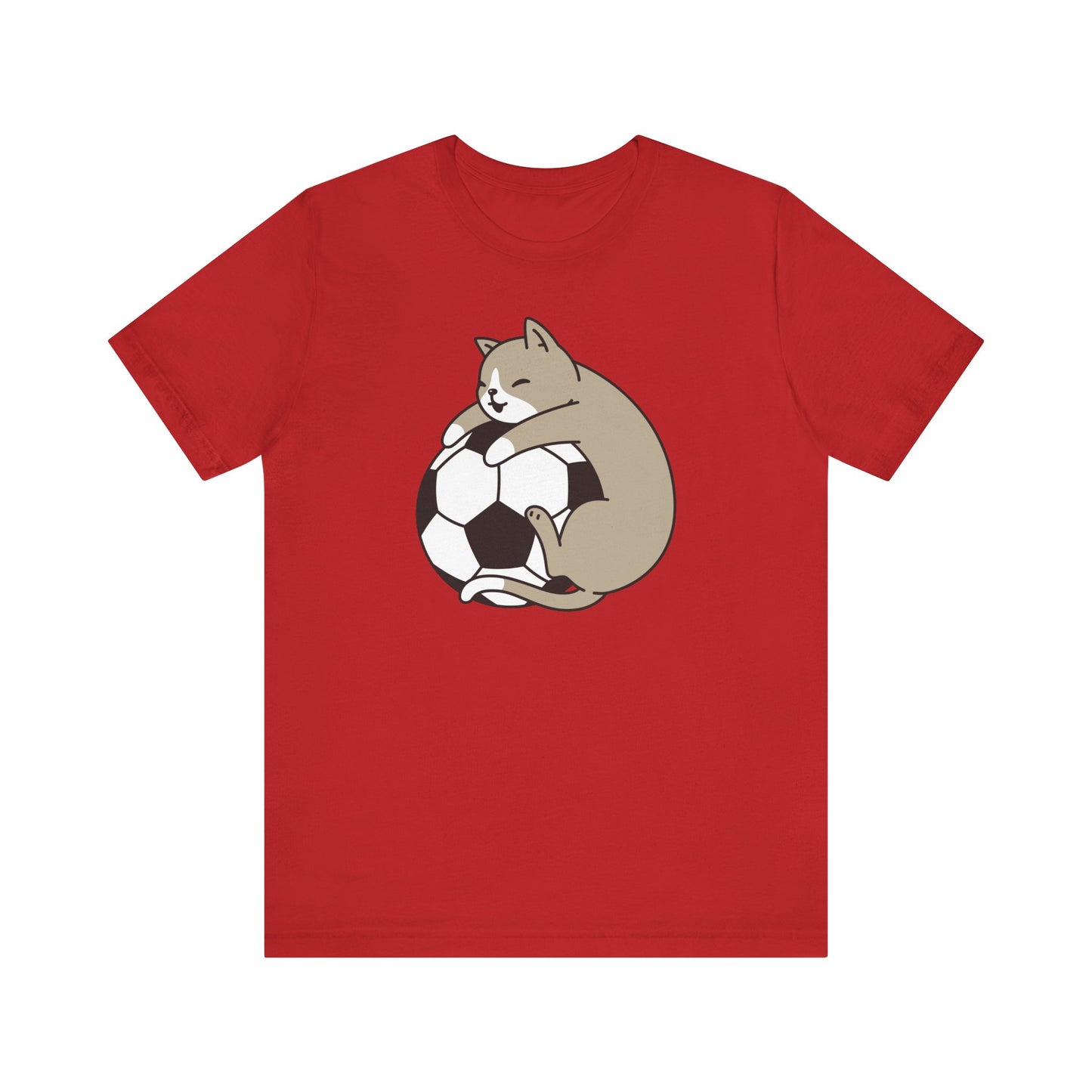 T-shirt de football Cat Hug