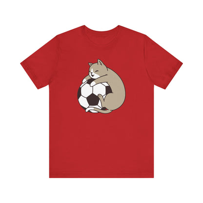 T-shirt de football Cat Hug