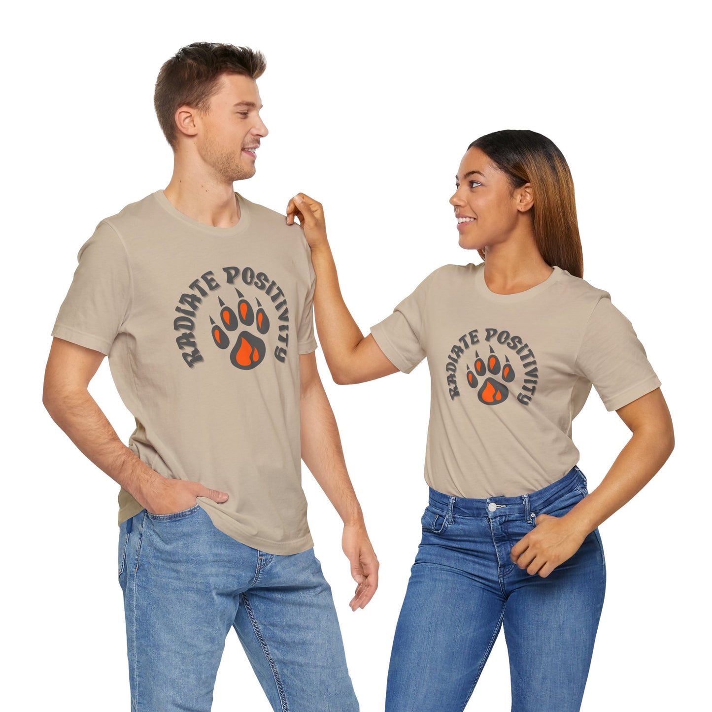 Motivational Unisex Tee - Radiate Positivity Gift - Express Delivery Available