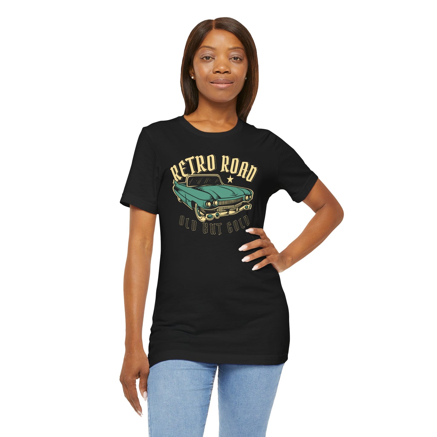 Retro Road Unisex Tee - Old But Gold Vintage Car Graphic Shirt