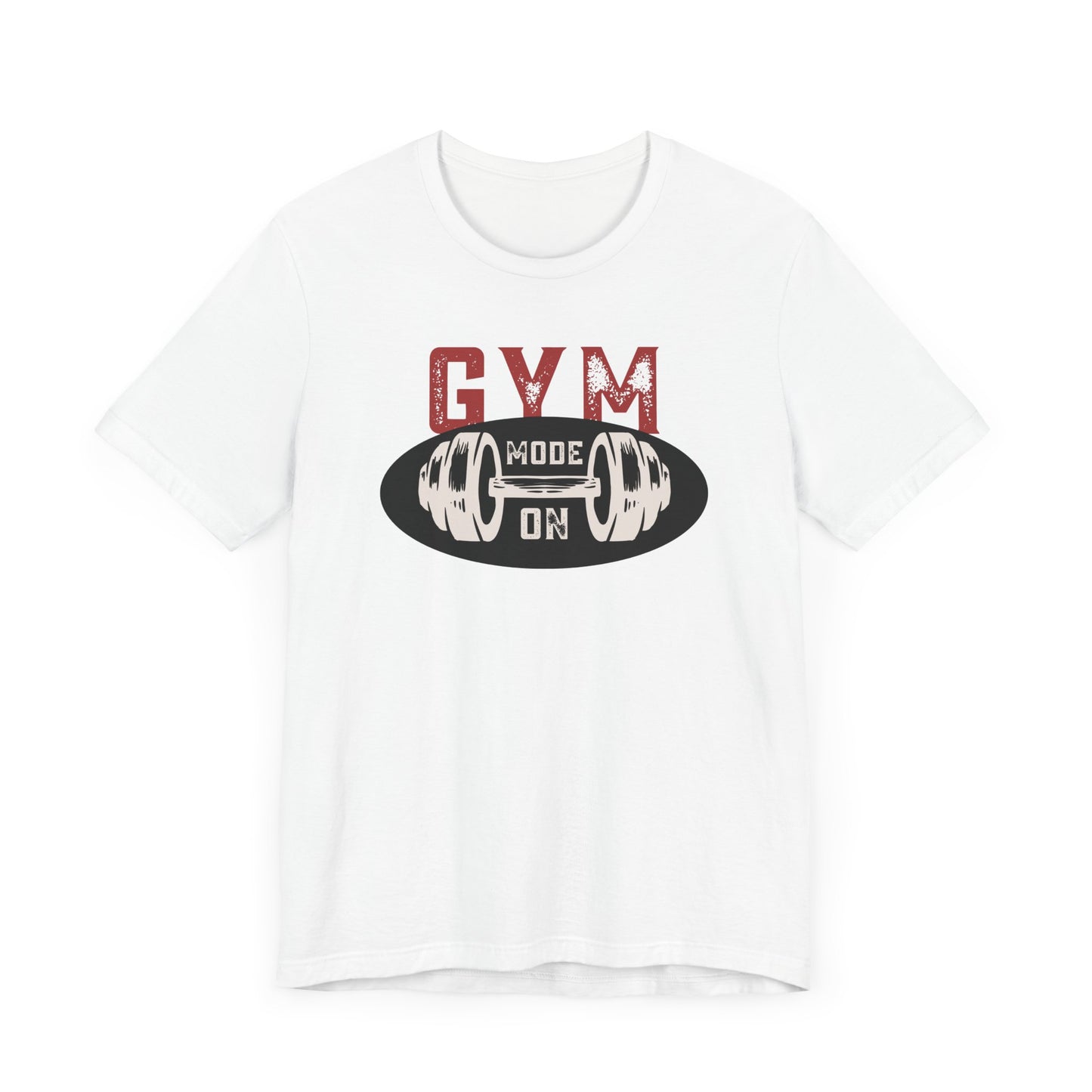 Gym Mode On Unisex Jersey Short Sleeve Tee - Workout Motivational Tee