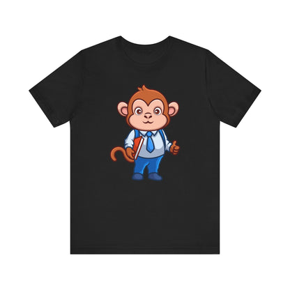 Teaching Monkey Unisex Tee with Express Delivery Option