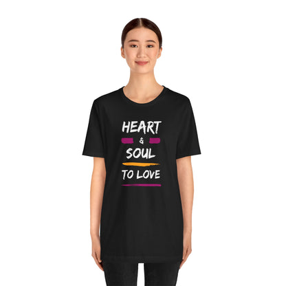 Express Delivery Unisex Tee - Heart & Soul to Love