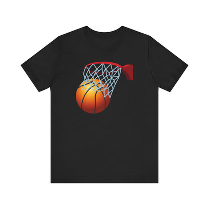 T-shirt à manches courtes en jersey unisexe FILET DE BASKETBALL 