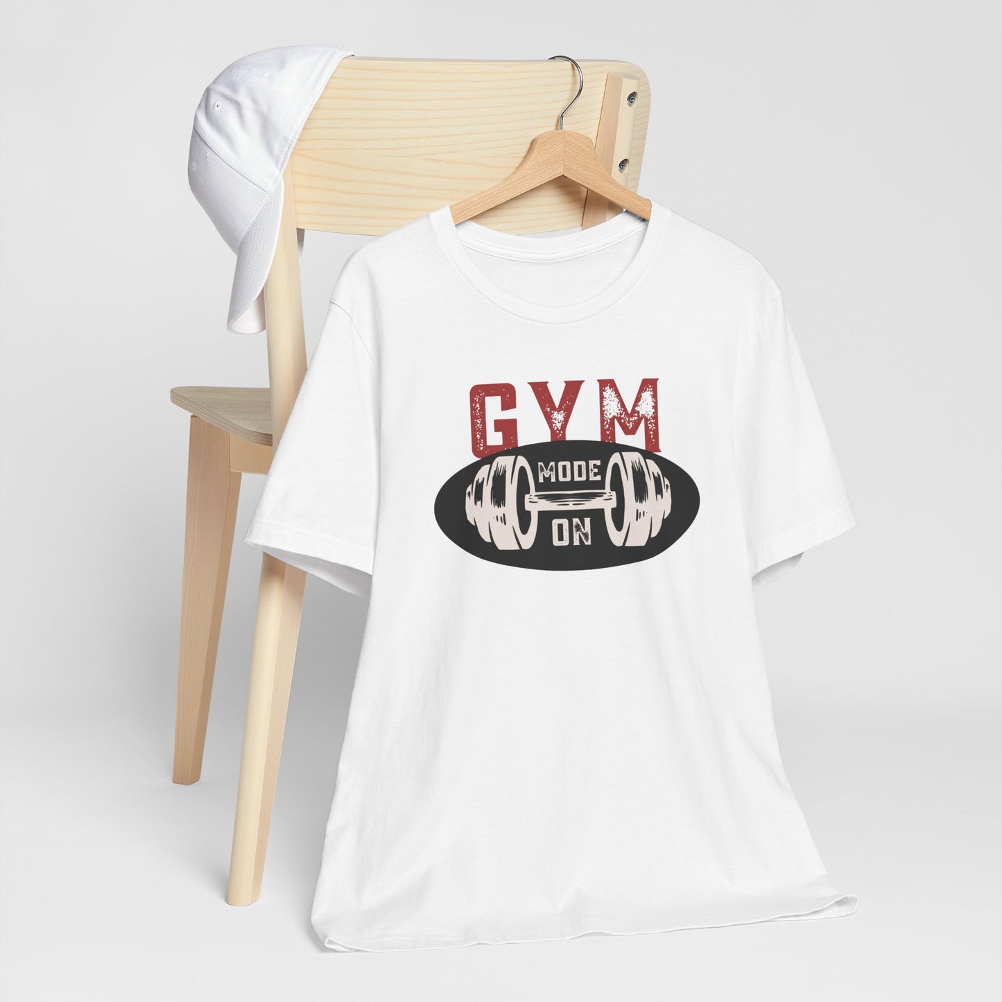 Gym Mode On Unisex Jersey Short Sleeve Tee - Workout Motivational Tee