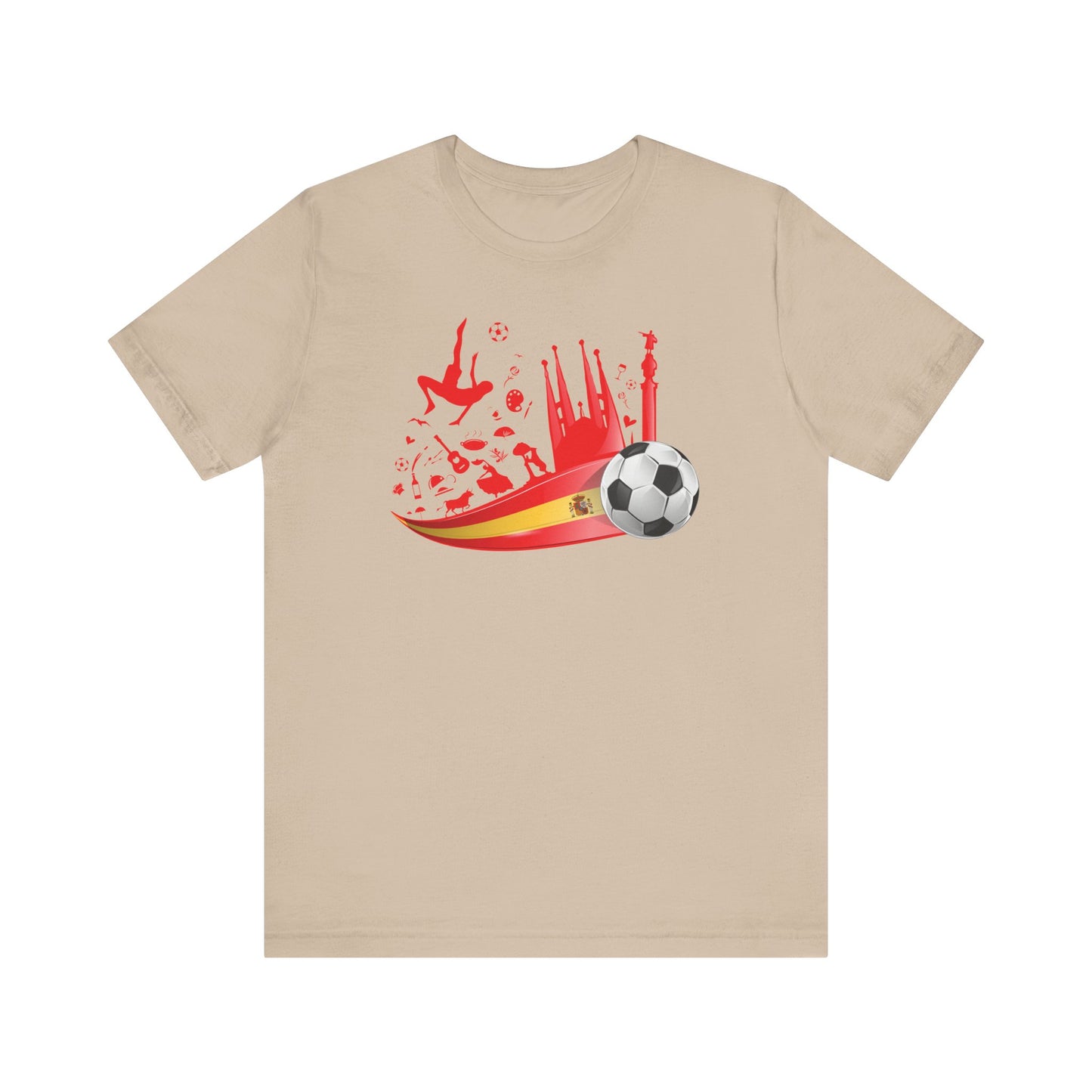 T-shirt unisexe de football Espagne