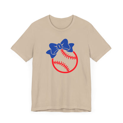 Baseball Bow Unisex Tee