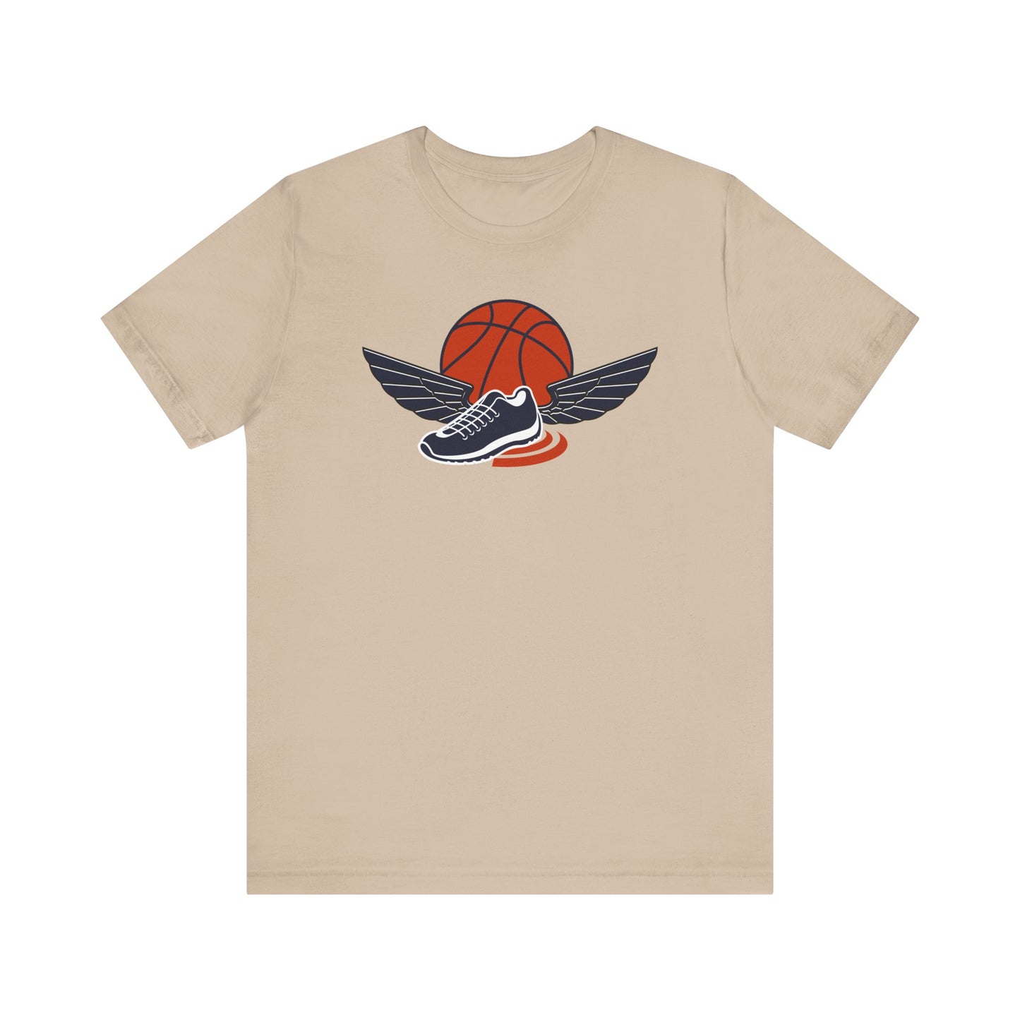 Shoe and wings Basketball Tee Shirt Express Delivery available