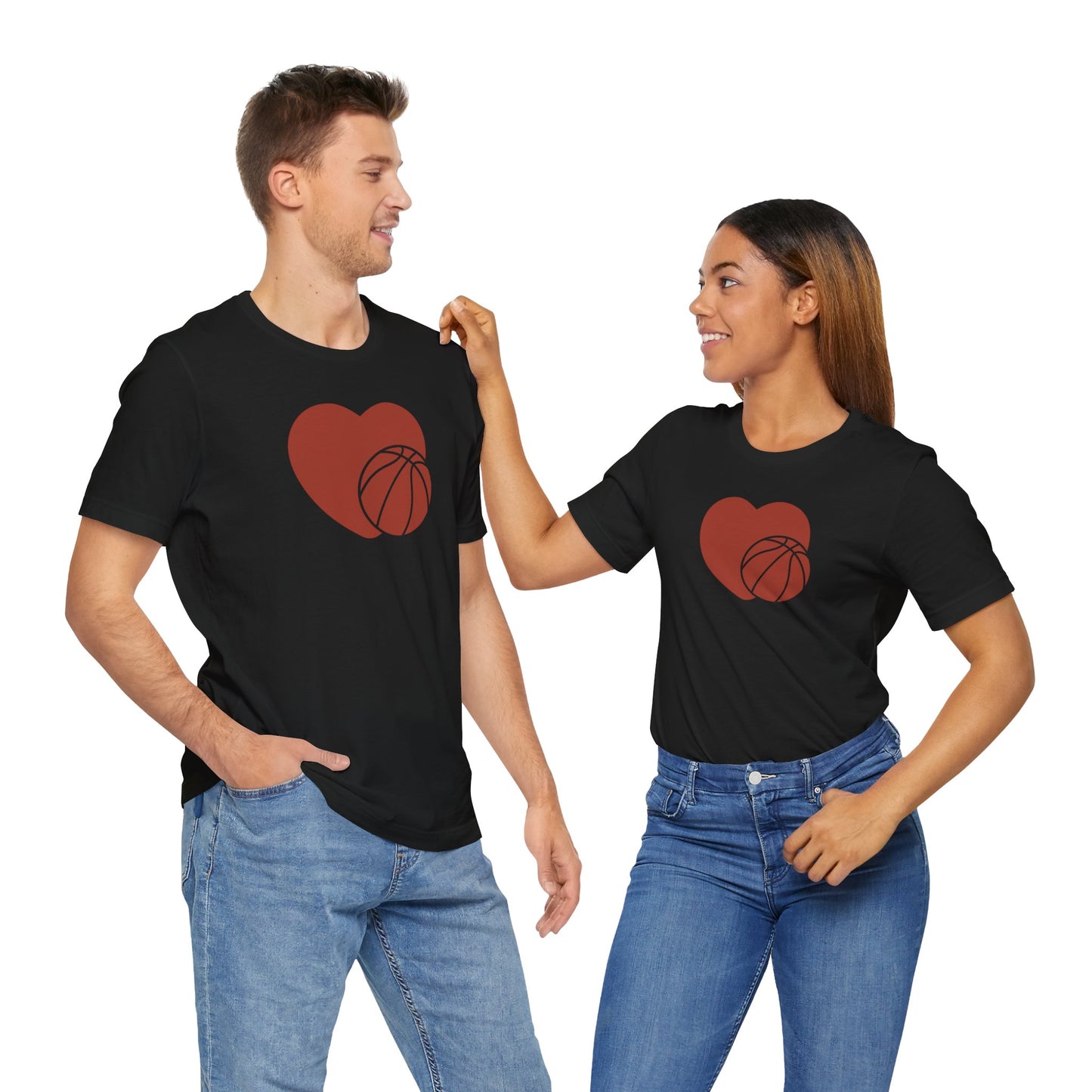 Unisex Jersey Short Sleeve Tee love basketball