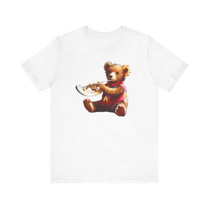 Cute Bear Flute Tee