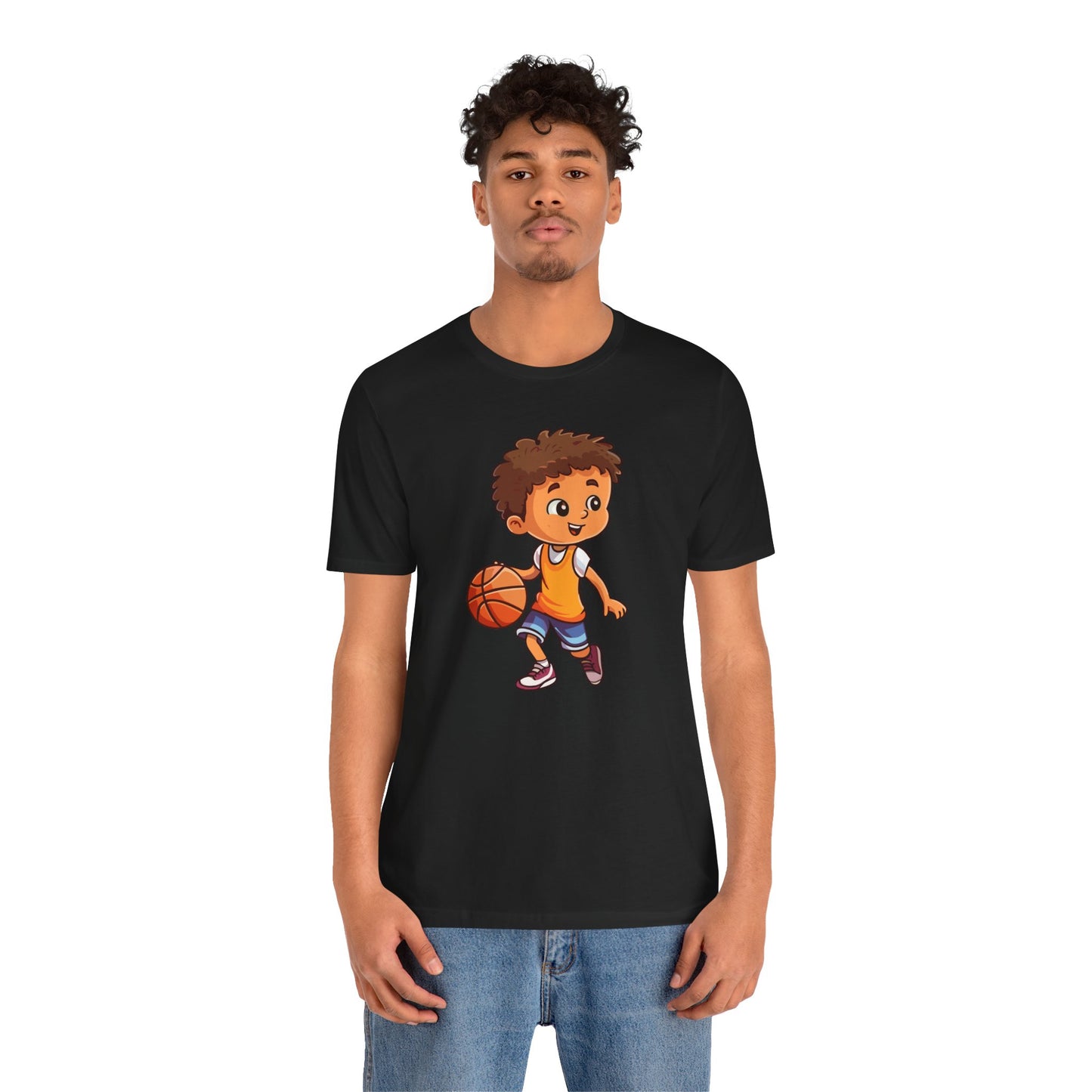 Camiseta de baloncesto de manga corta para hombre y mujer