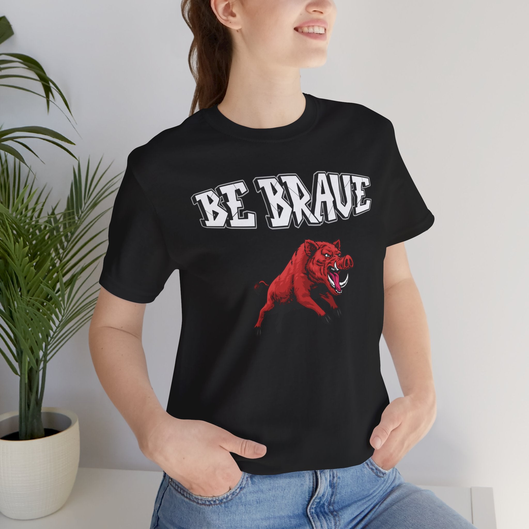 Be Brave Unisex Tee, Express Delivery Available - Unisex Jersey