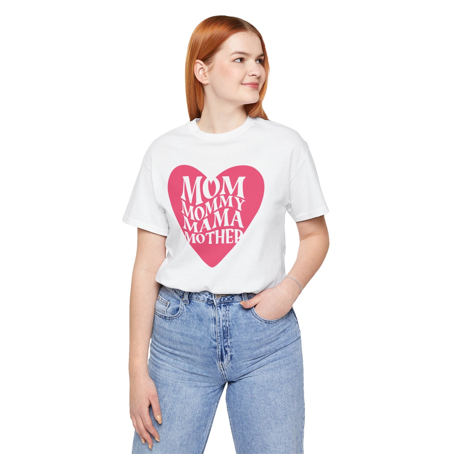 Heartfelt Mom Jersey Tee - Perfect Gift for Moms, Mommy, Mama