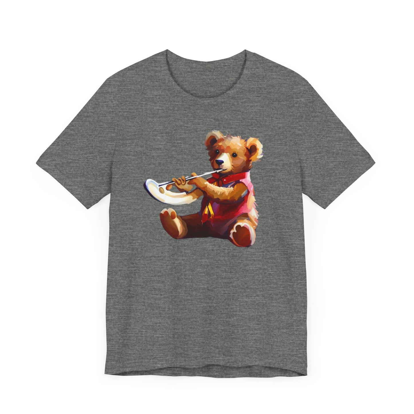 Cute Bear Flute Tee