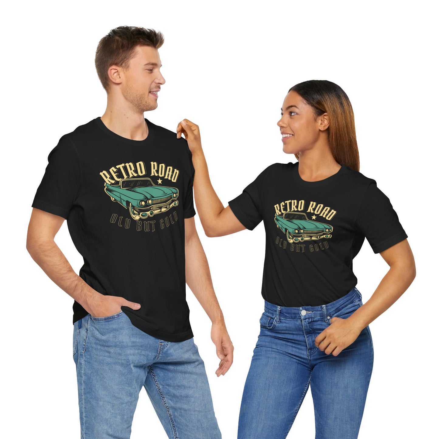 Retro Road Unisex Tee - Old But Gold Vintage Car Graphic Shirt