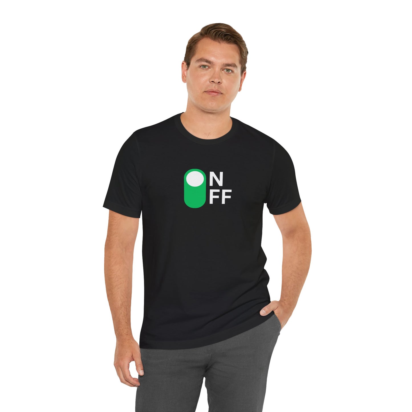 ON/OFF Graphic Unisex Jersey Short Sleeve Tee - Fun & Casual Wear