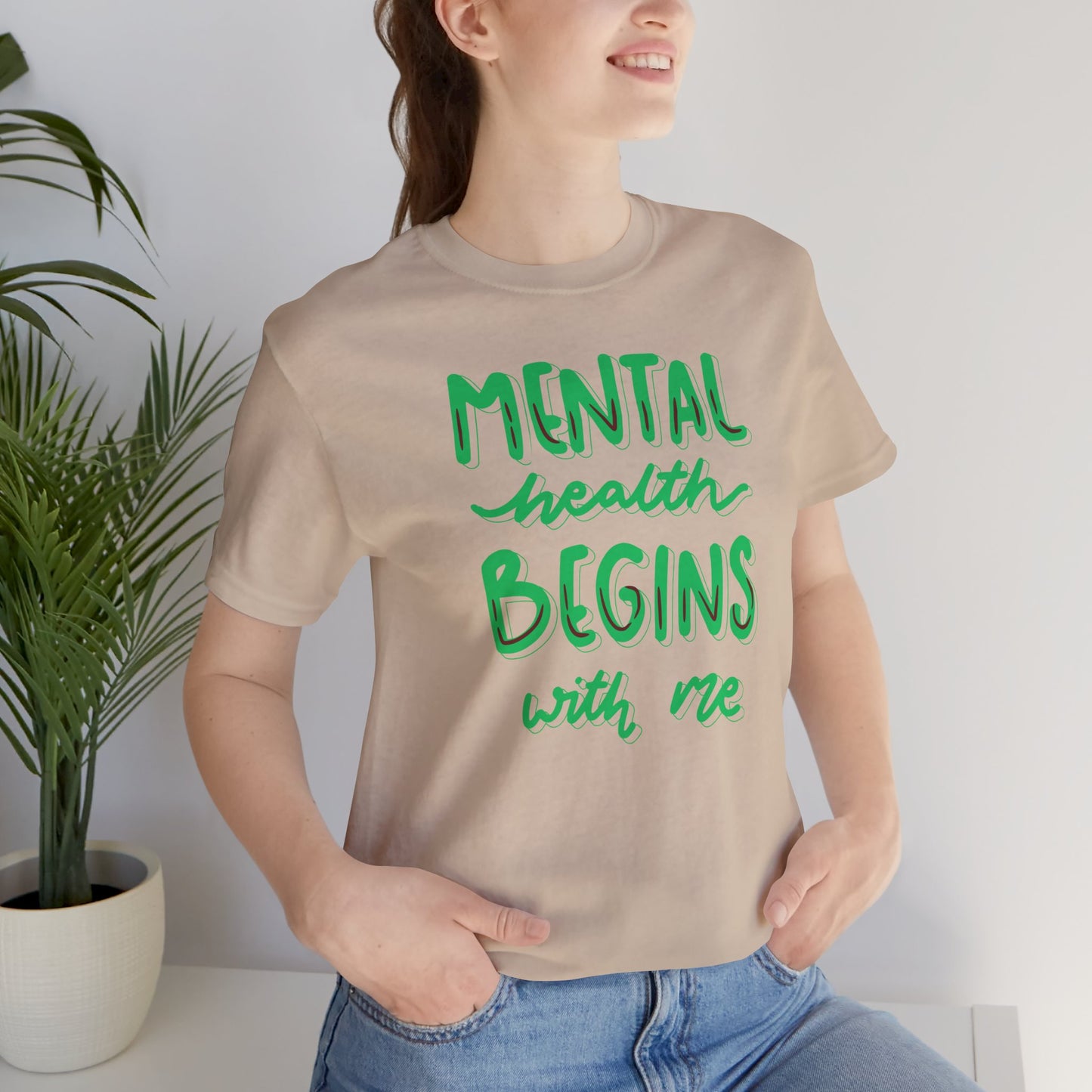 Camiseta unisex de salud mental