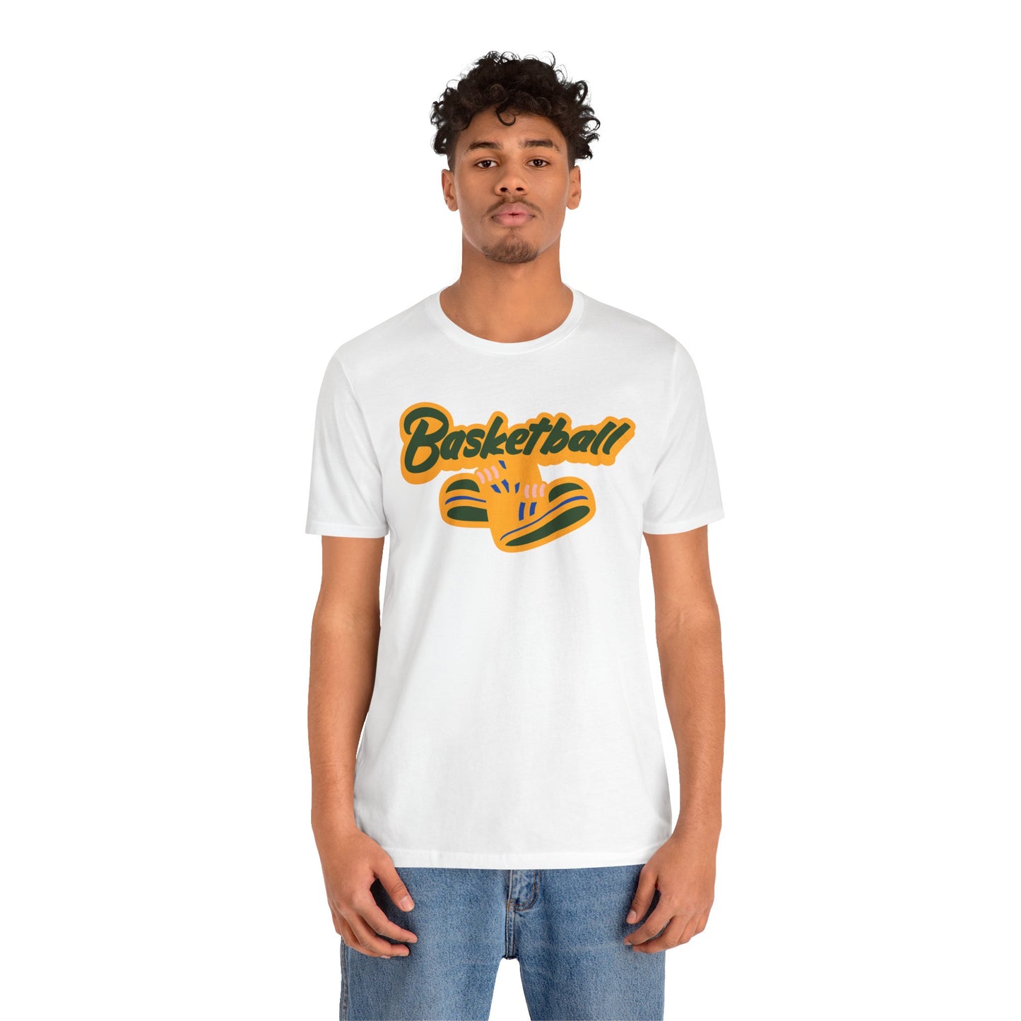 Camiseta de manga corta unisex de baloncesto 