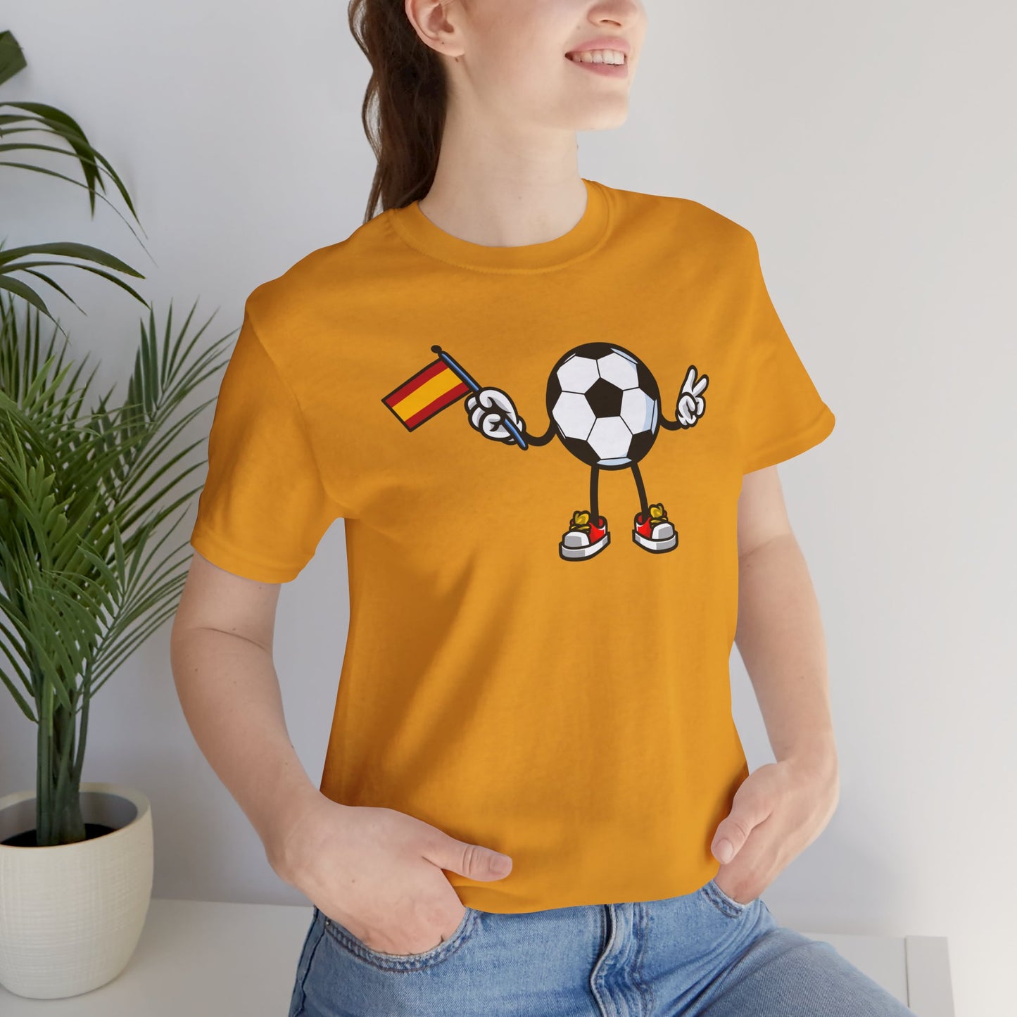 Camiseta unisex con la bandera de España