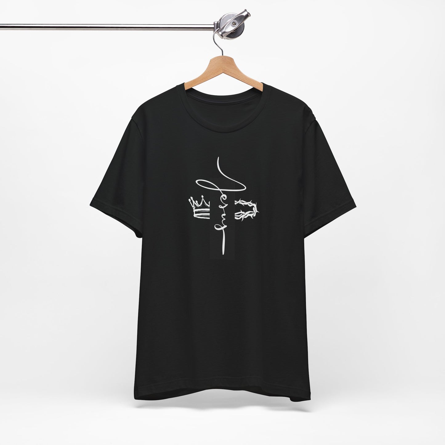 Minimalist Line Art Unisex Tee - Stylish Short Sleeve Shirt