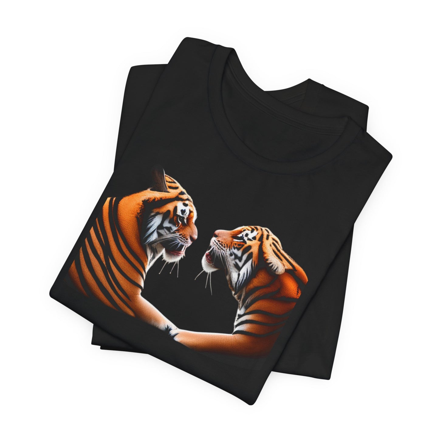 Two tigers Unisex Jersey Short Sleeve Tee