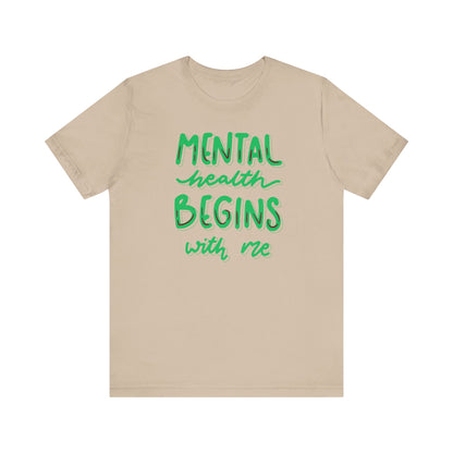 Camiseta unisex de salud mental