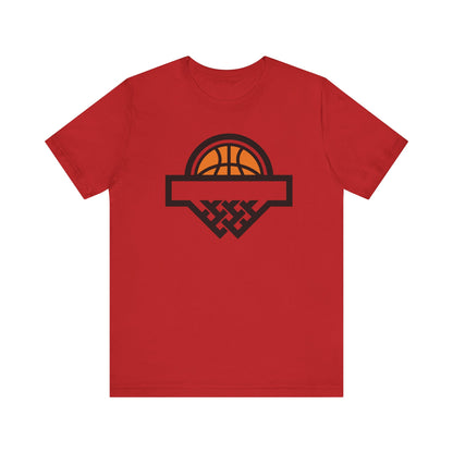 Camiseta de manga corta unisex de baloncesto 