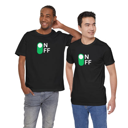 ON/OFF Graphic Unisex Jersey Short Sleeve Tee - Fun & Casual Wear