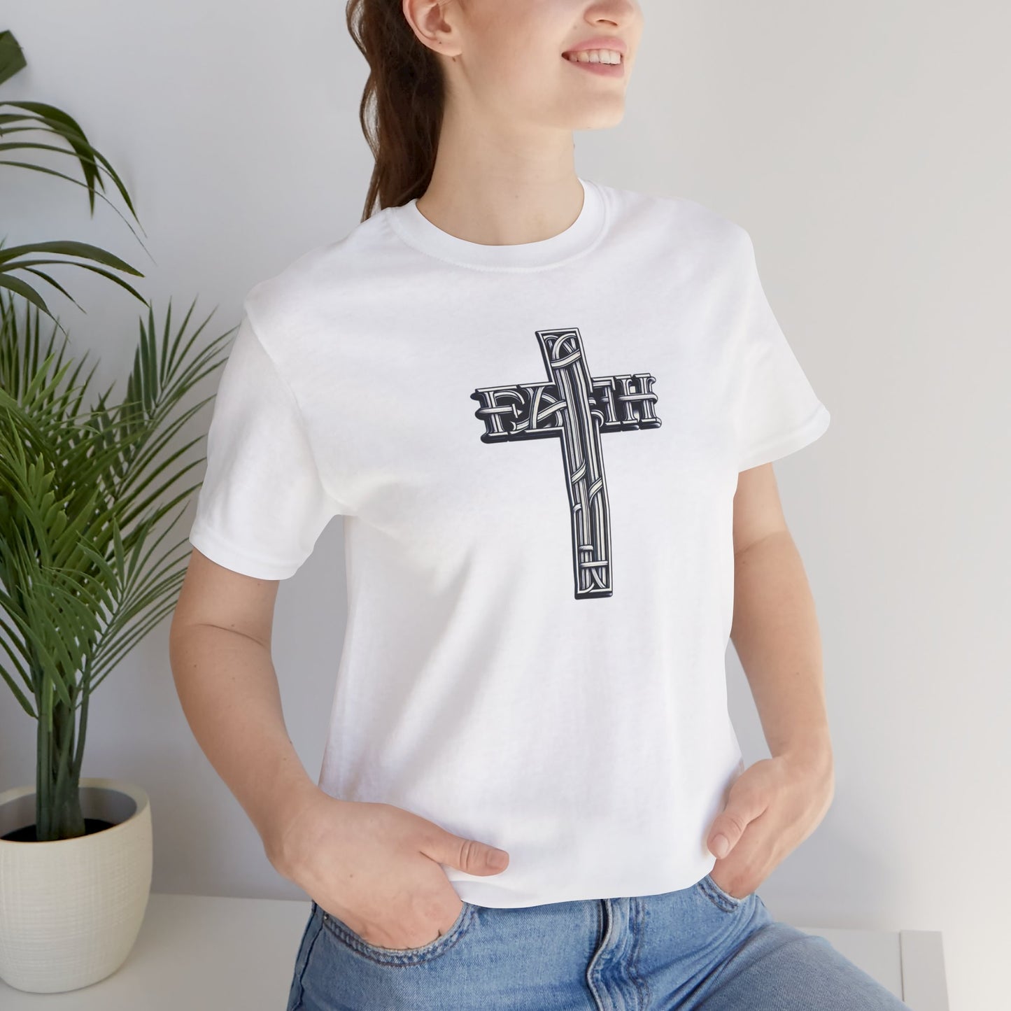 T-shirt avec croix de foi