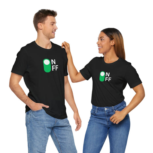 ON/OFF Graphic Unisex Jersey Short Sleeve Tee - Fun & Casual Wear