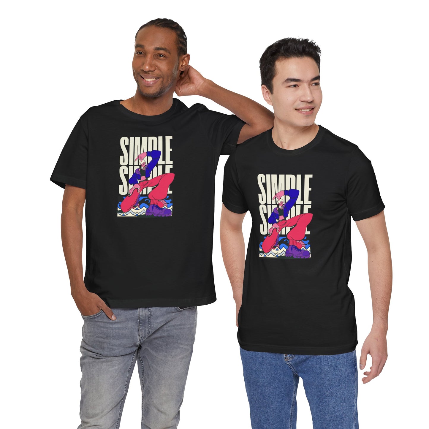 Simple Scene Graphic Tee - Unisex Jersey Short Sleeve Shirt