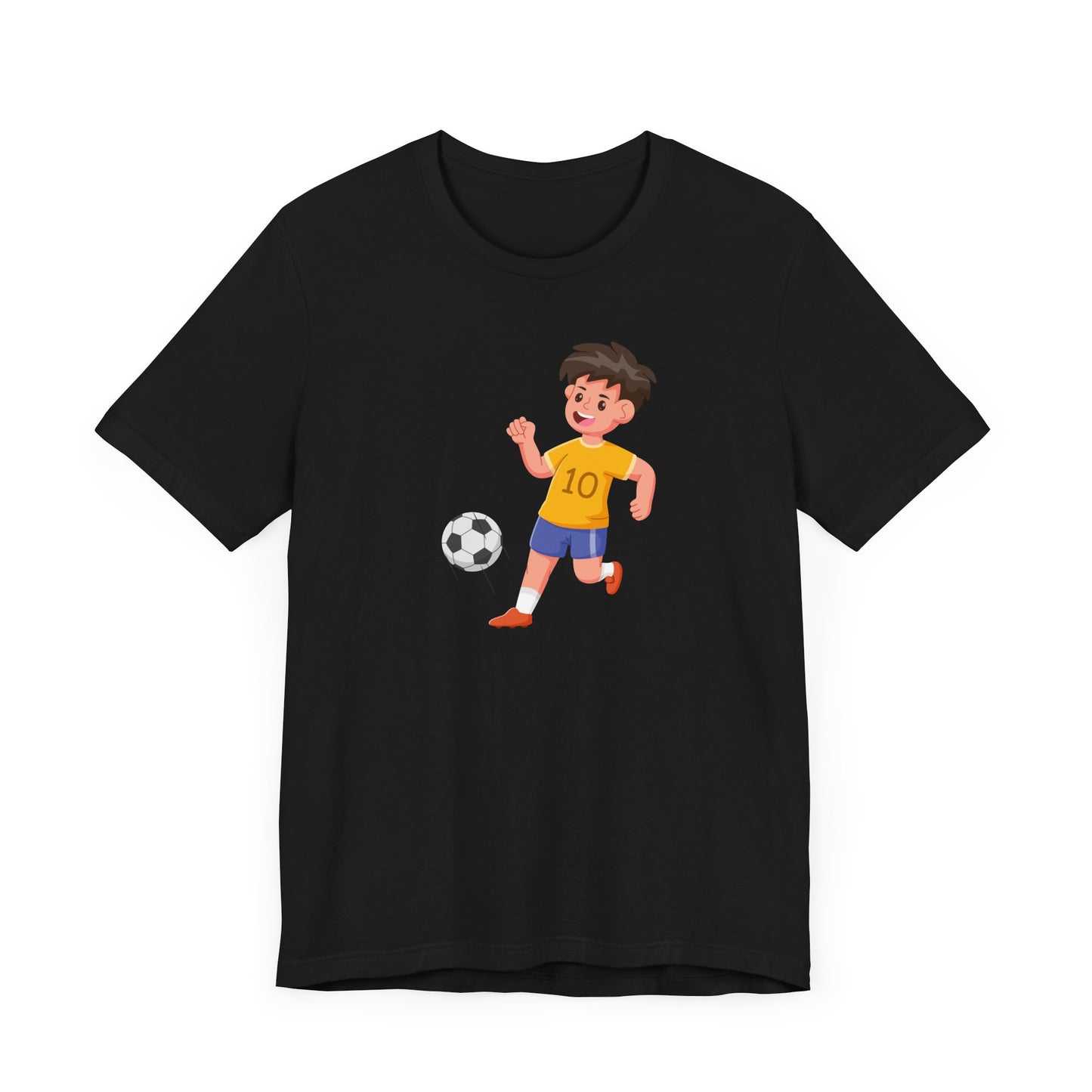 T-shirt à manches courtes unisexe en jersey avec livraison express - Football Soccer