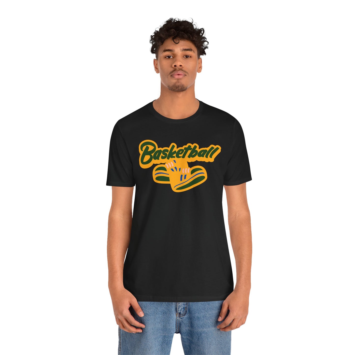 Camiseta de manga corta unisex de baloncesto 