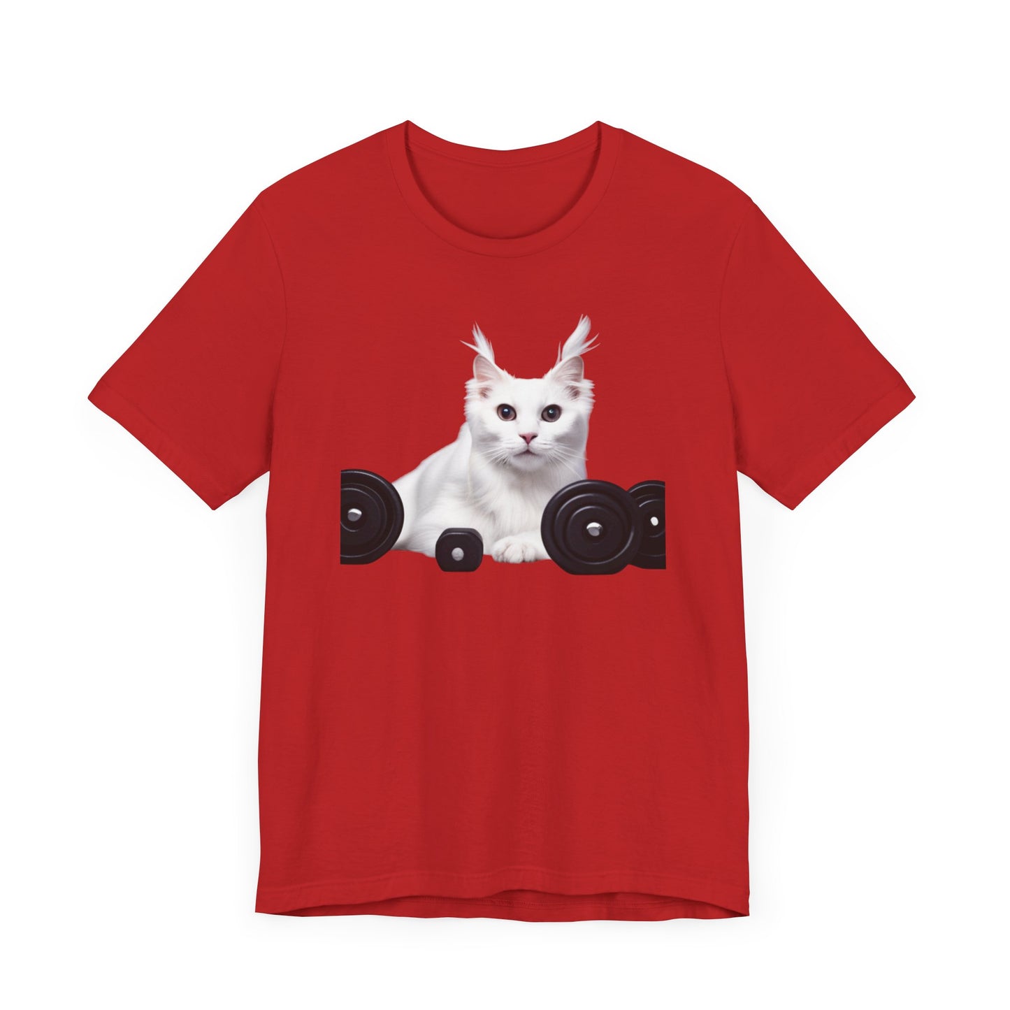 Fitness Cat Unisex Tee - Perfect for Cat Lovers & Gym Enthusiasts